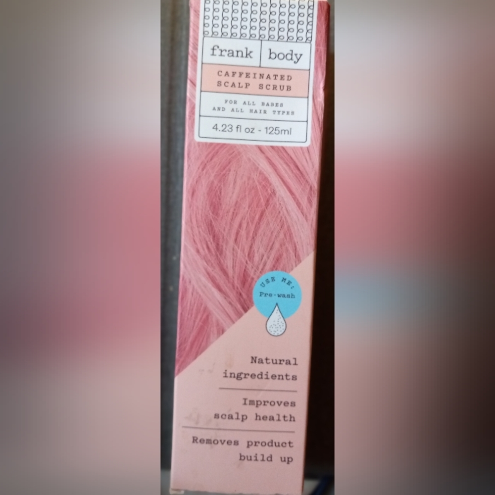 Frank body caffeinated scalp scrub for all hair types